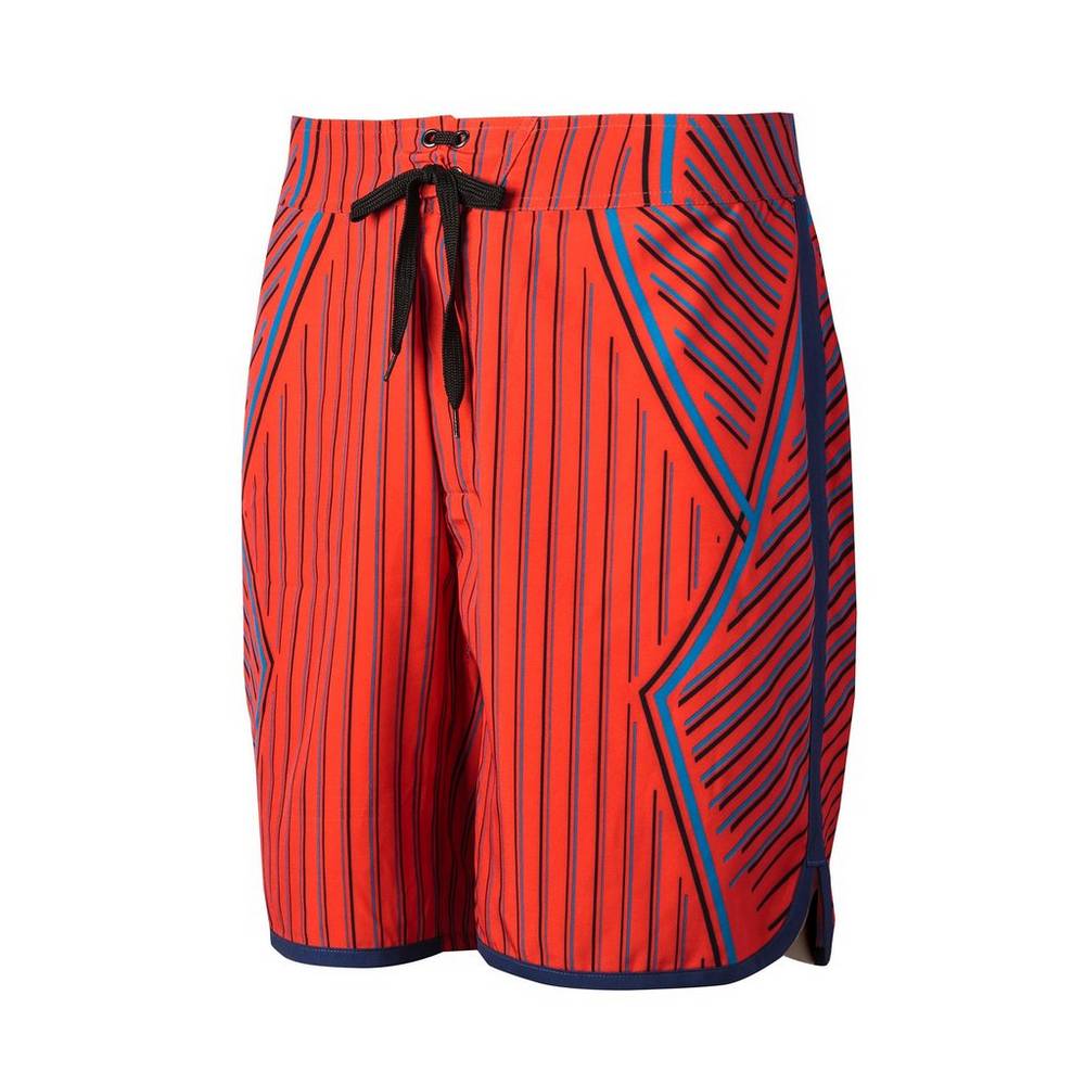 Mizuno BEACH BOARDSHORT Férfi Rövidnadrág Narancssárga/Kék KGJ697845